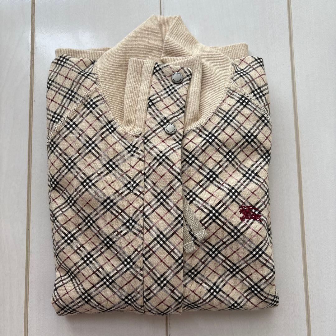 BURBERRY BLUE LABEL チェック柄 スウェットジャケット38