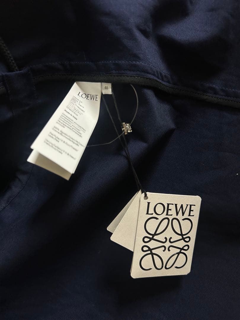 未使用❤️ロエベ アナグラム モッズコート ライナー付き フーデットロングパーカー