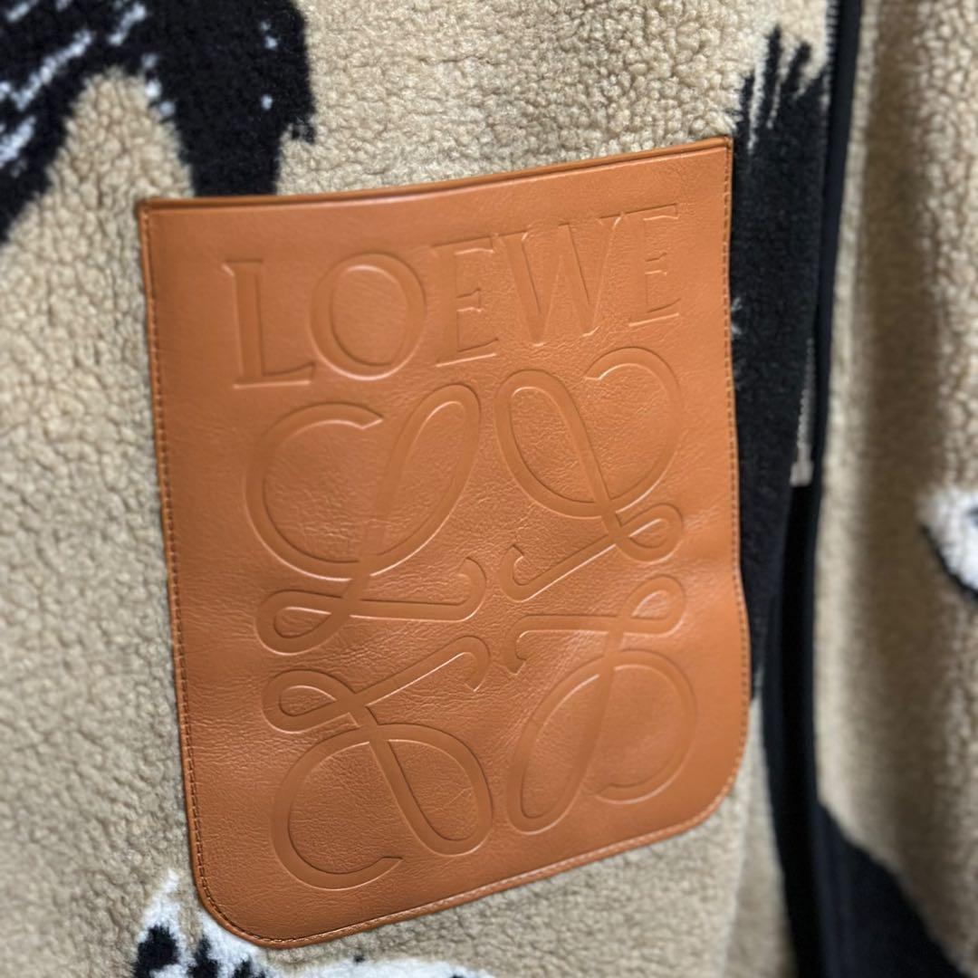 未使用❤️ロエベ アナグラム モッズコート ライナー付き フーデットロングパーカー