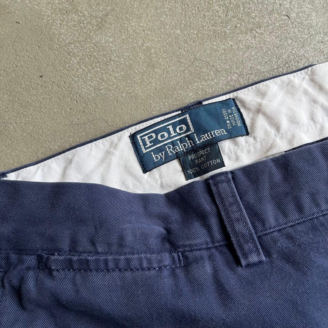 90s Ralph Lauren ポロチノ ネイビー Prospect W38