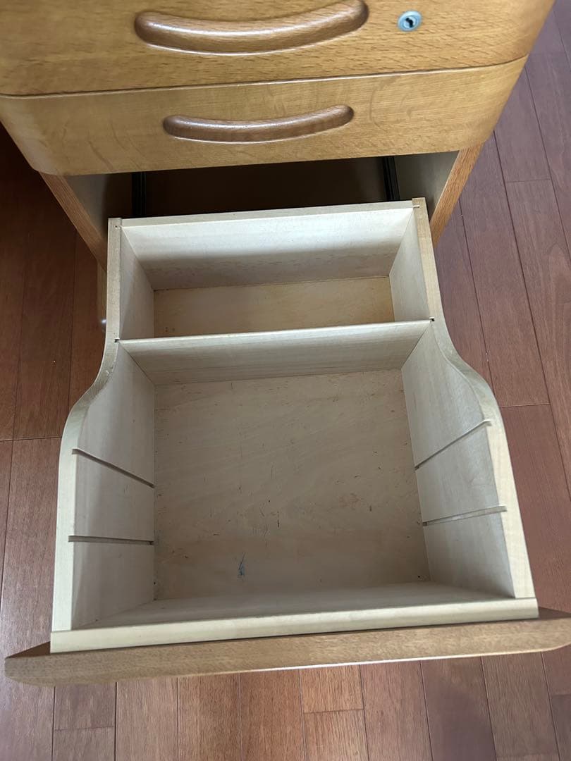 カリモク　学習机セット 4-2 袖机