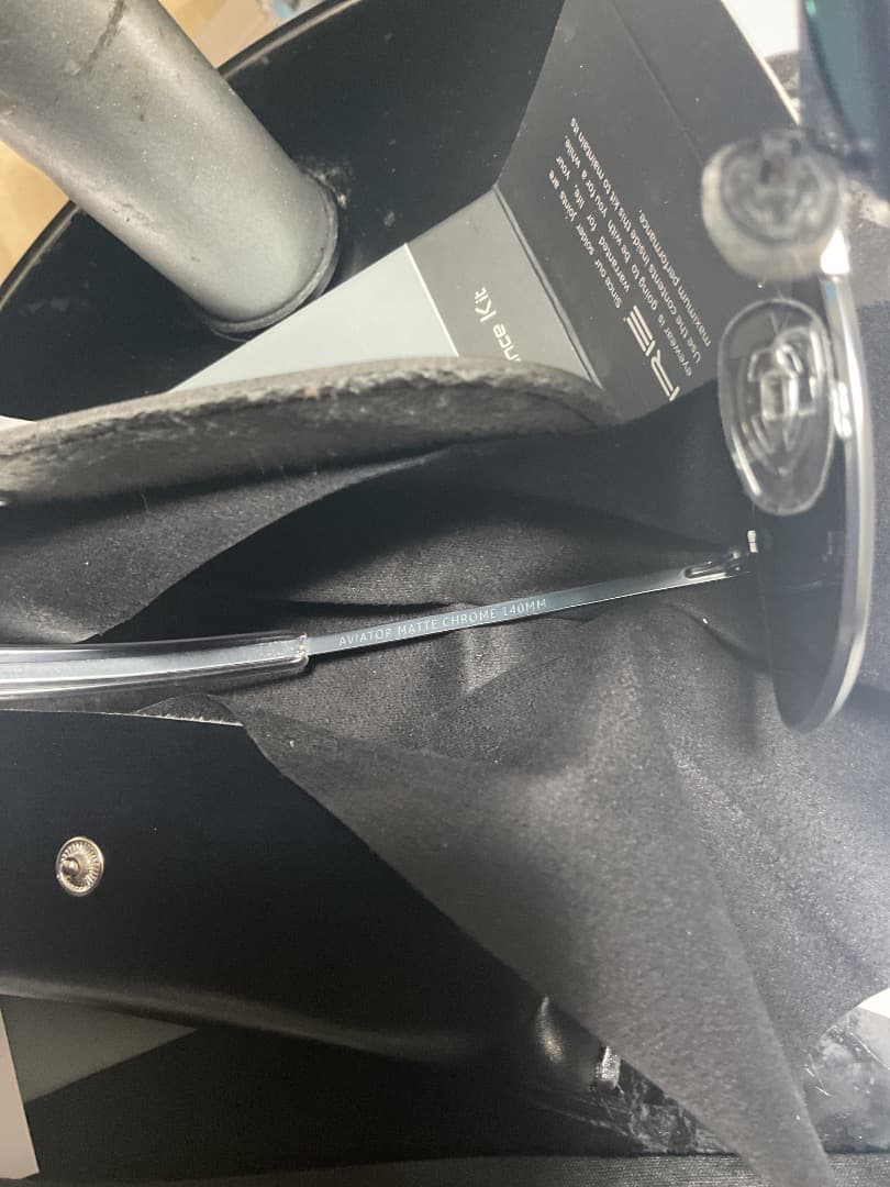 RANDOLPH シルバー アビエイターサングラス