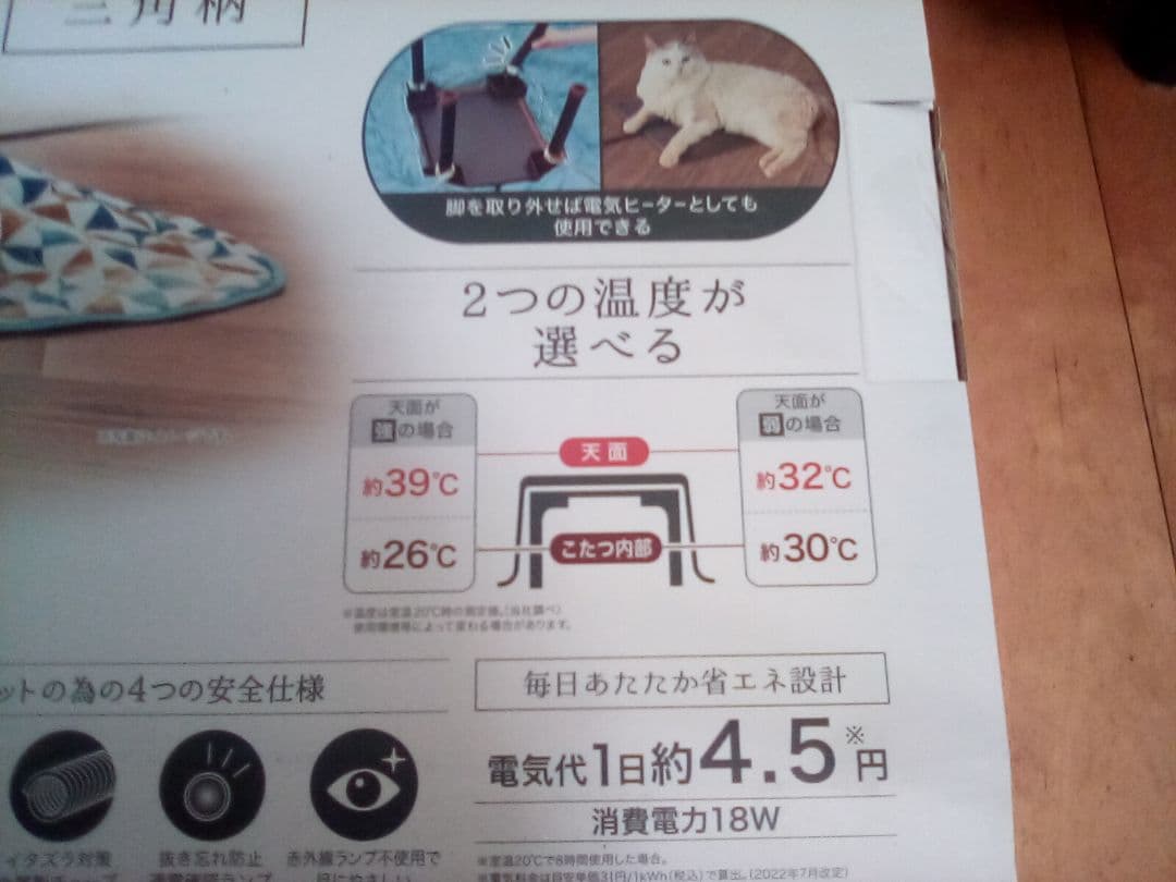 Petio ペット用電気こたつ 三角柄