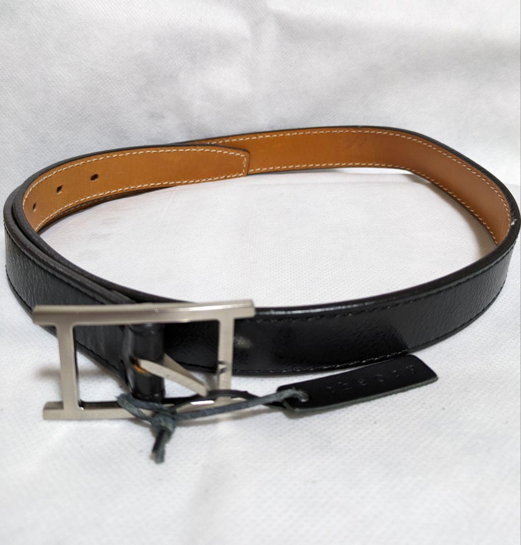 Theory 黒 レザーベルト「未使用品」「最終価格」