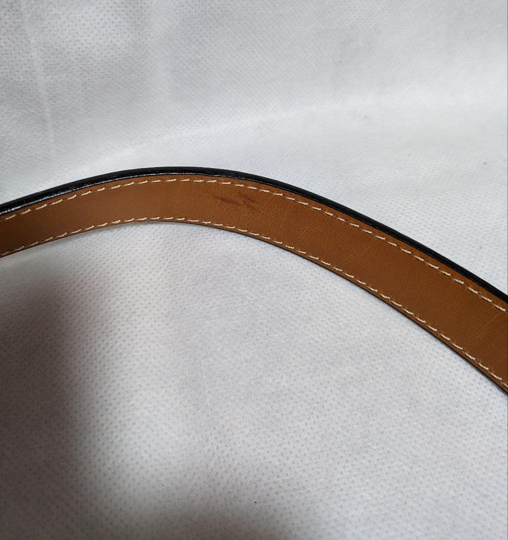 Theory 黒 レザーベルト「未使用品」「最終価格」