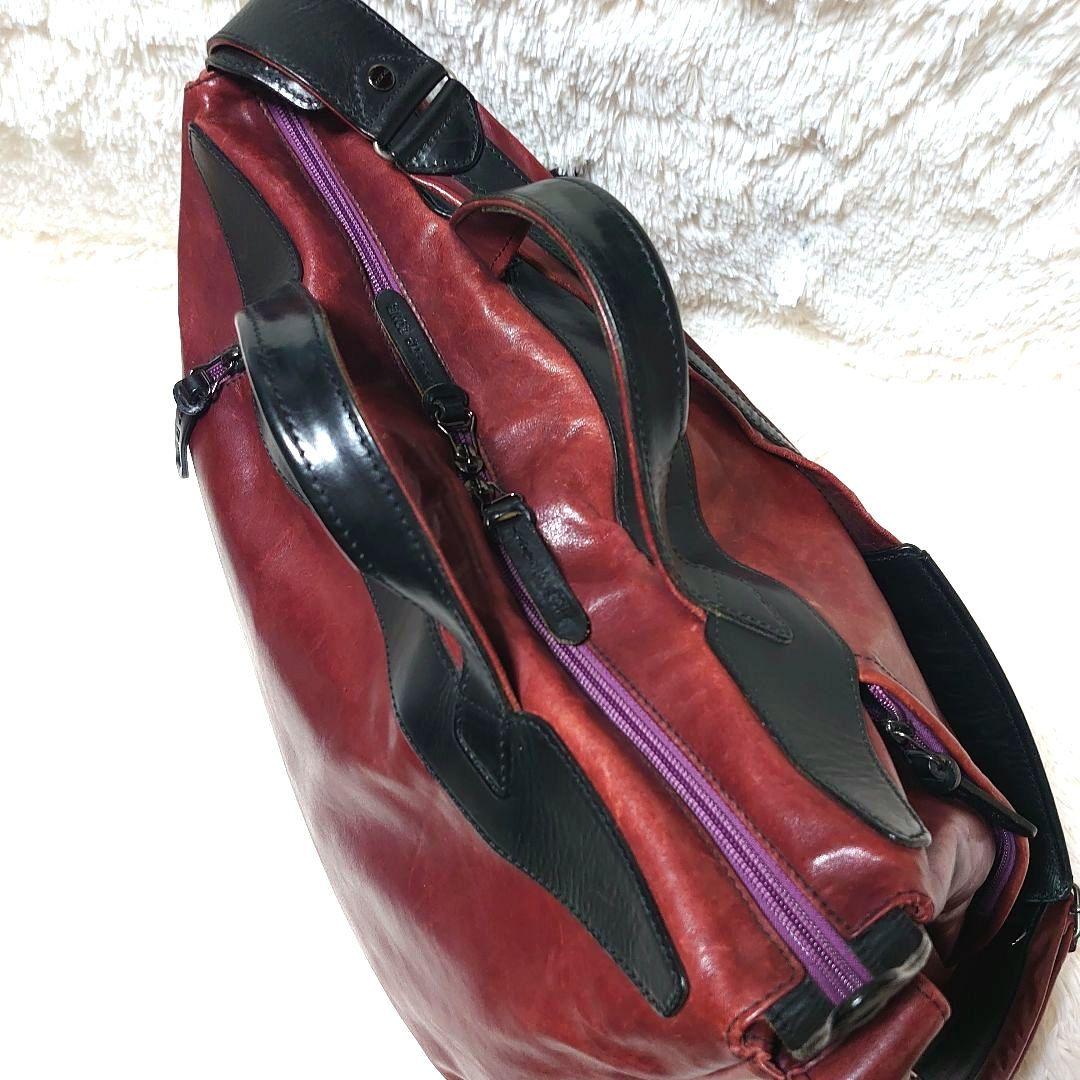 TIP ZONE ティップゾーン 本革 ショルダーバッグ 2way