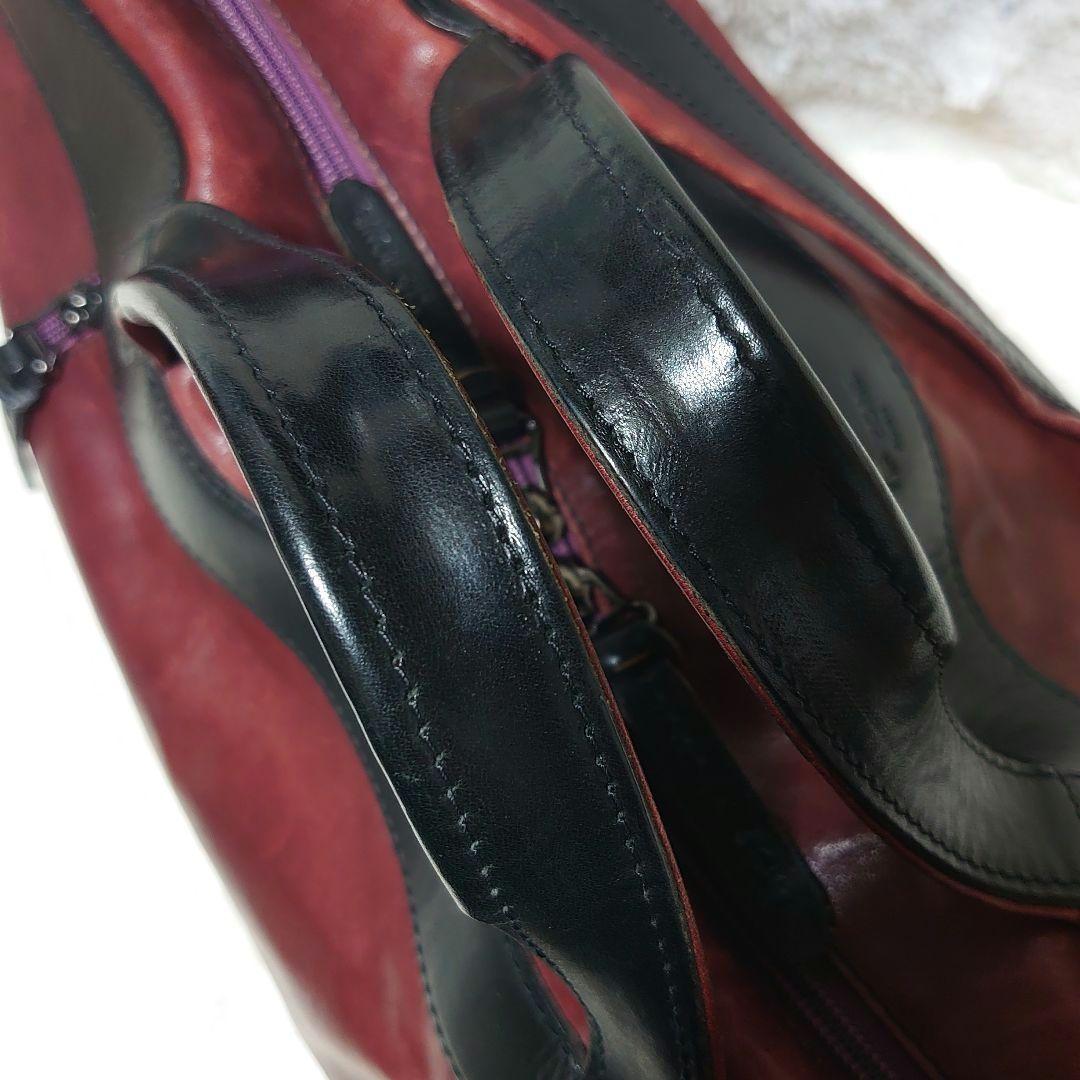 TIP ZONE ティップゾーン 本革 ショルダーバッグ 2way