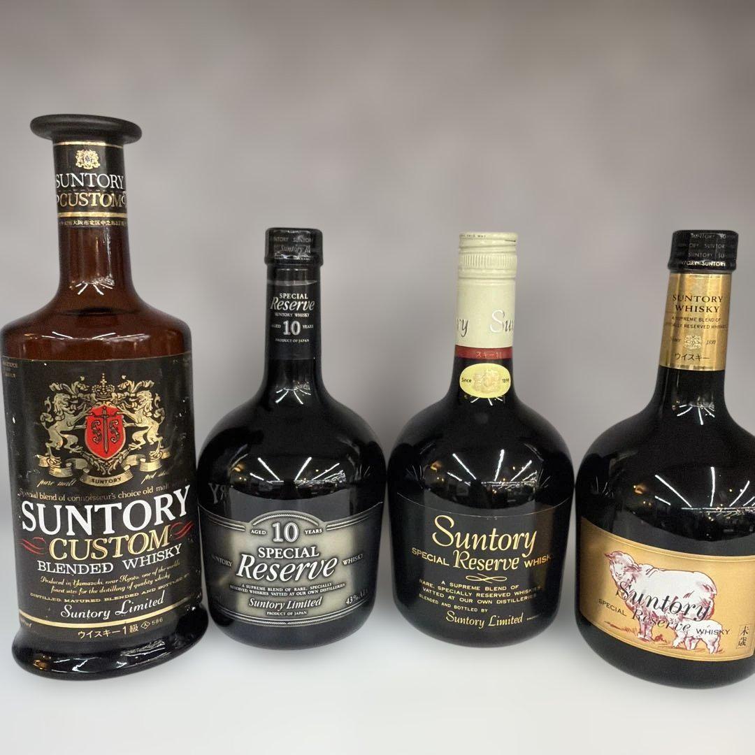 サントリー ウイスキースペシャルリザーブ10年　750ml ウイスキー4本セット
