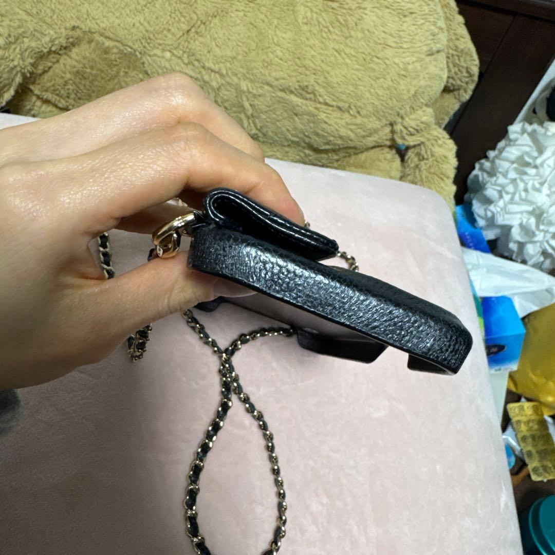 Chanel キルティングレザー iPhoneケース