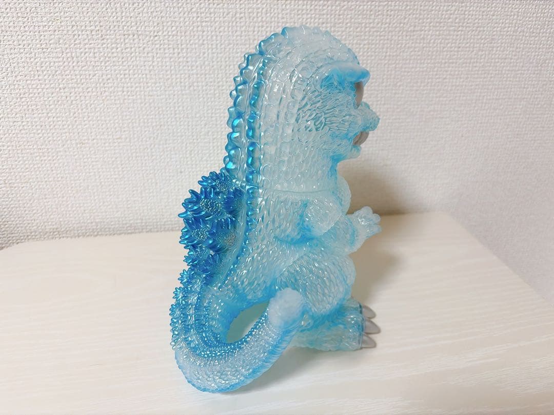 バーニングキングダム ラスト・ゴジラ ホビーラウンド33 ソフビ クリア ブルー