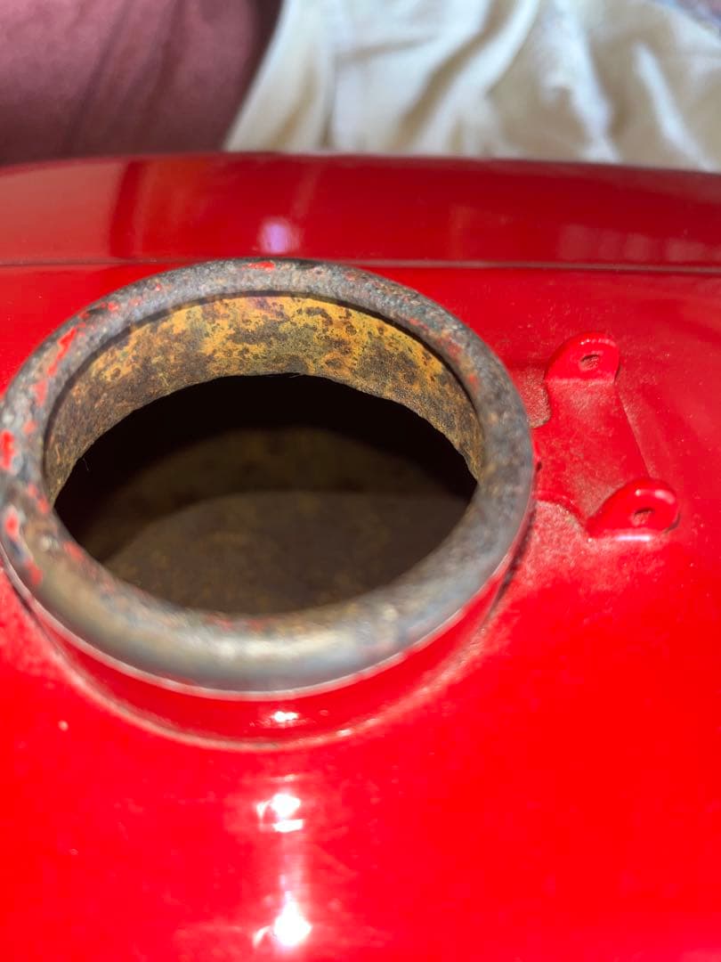 HONDA CB400F SUPER SPORT 純正タンク 再塗装NSXレッド