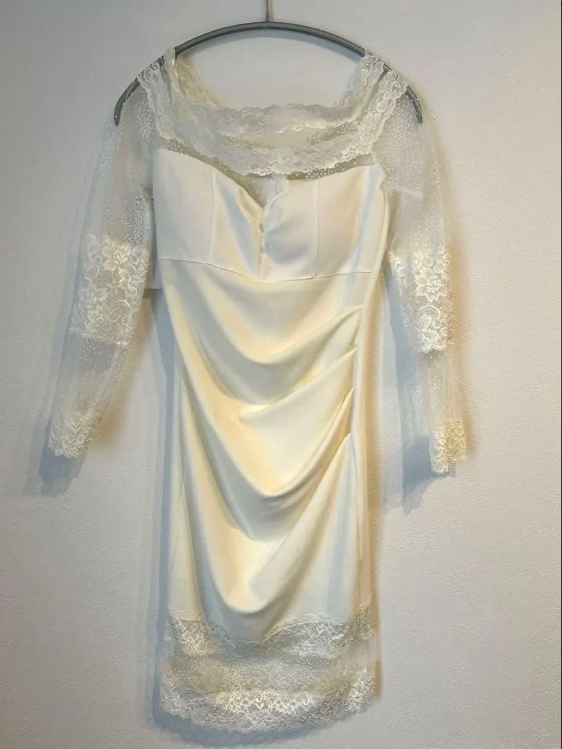 Andy　ホワイトドレス　キャバドレス