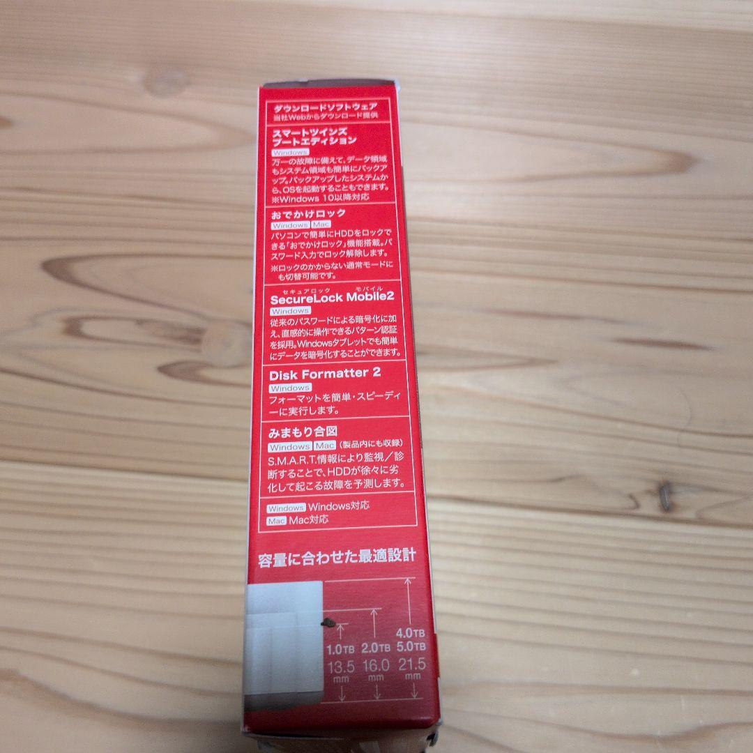 BUFFALO HD-PGF4U3-WHA 4TB 外付けHDD