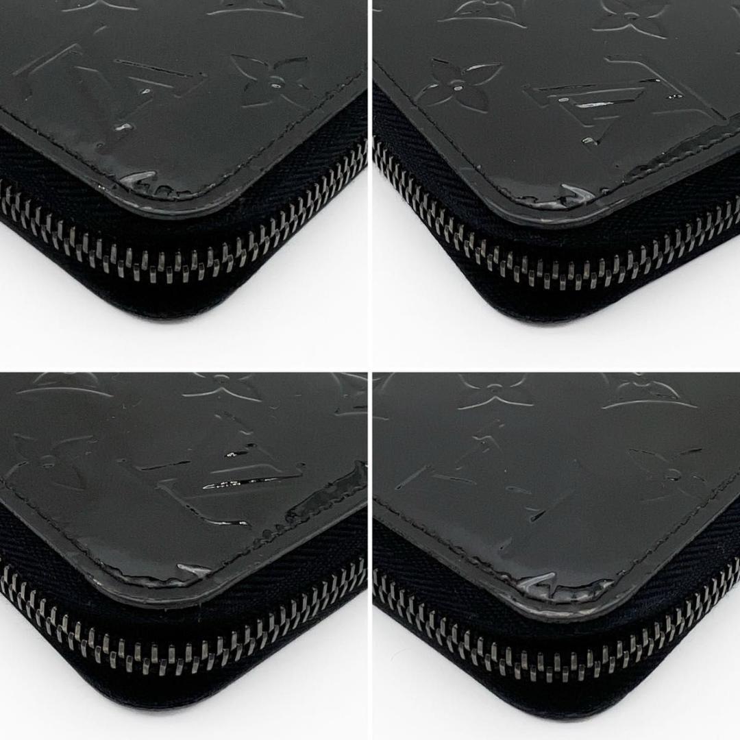 【使用わずか】ヴィトン ヴェルニ ジッピーウォレット ラウンド 長財布 黒