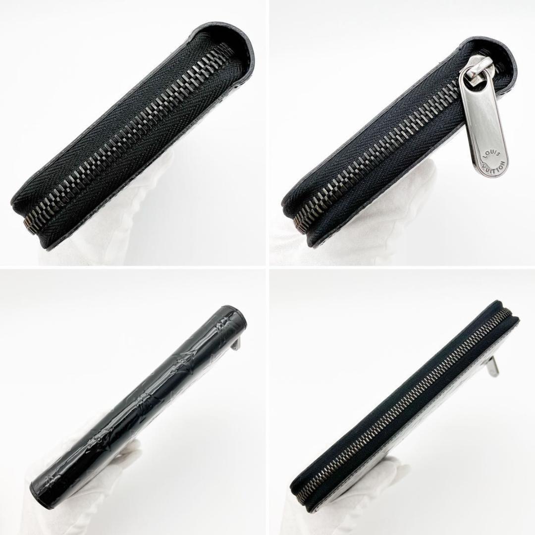 【使用わずか】ヴィトン ヴェルニ ジッピーウォレット ラウンド 長財布 黒