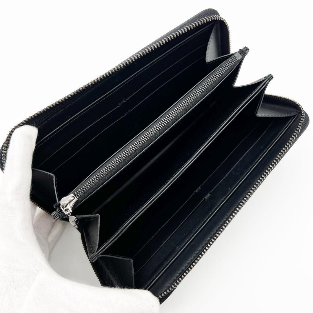 【使用わずか】ヴィトン ヴェルニ ジッピーウォレット ラウンド 長財布 黒