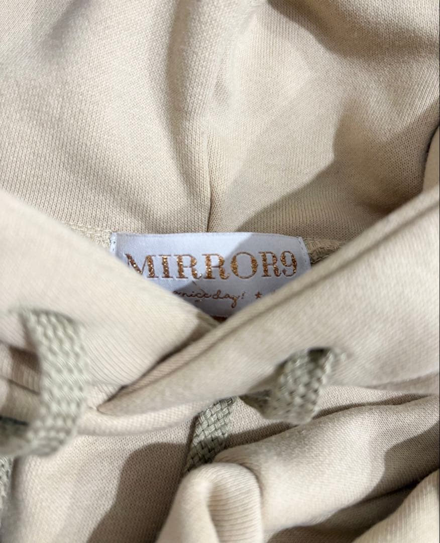MIRROR9/I CON CROPPED HOODIE アイコンパーカー