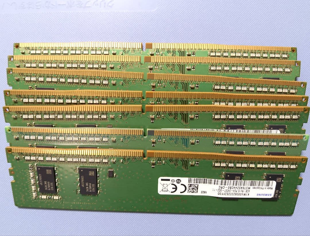 Samsung純正 DDR4-2400 4GB×7枚セット (計28GB)