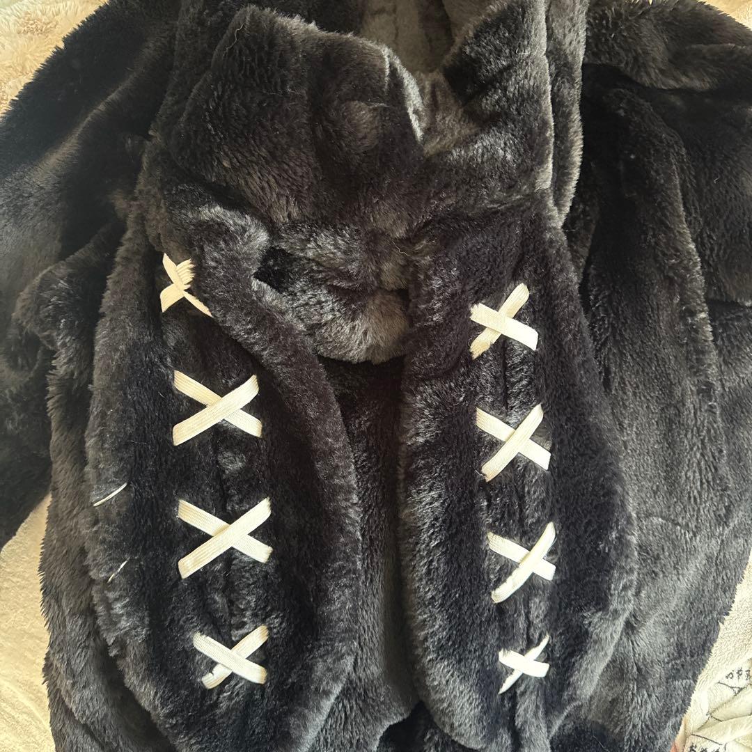 ‪*♥様 『REFLEM/レフレム』うさ耳BIGファーパーカー/ファーブルゾン