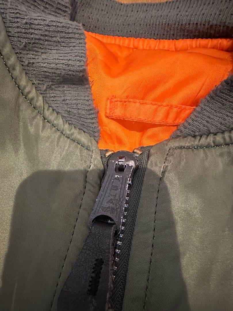 ALPHA ma-1 90s XL TALL レアサイズ　ビンテージ　USA製