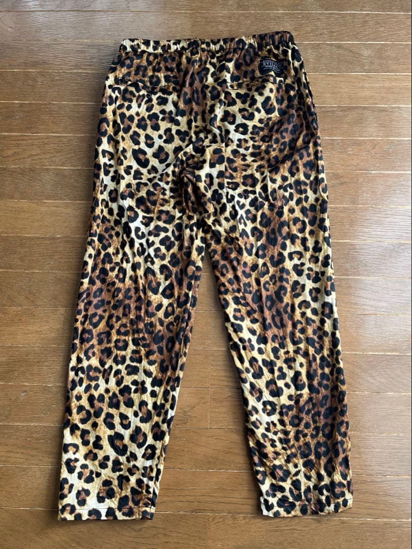 パンツ EVILACT LEOPARD EAZY PANTS brown leopard
