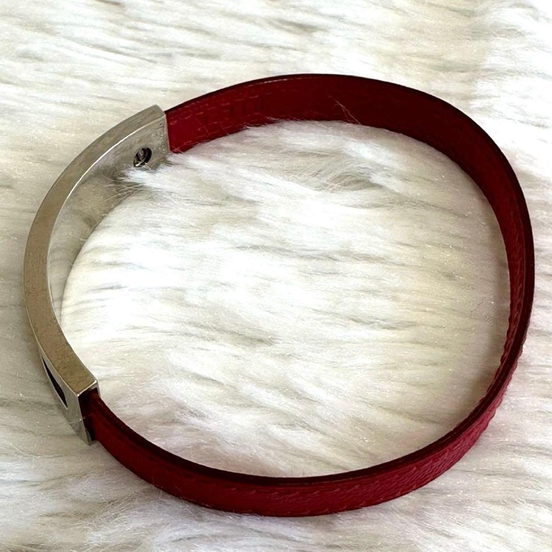 美品✨エルメス プスプス ブレスレット F バングル 刻印 ピンク 箱付