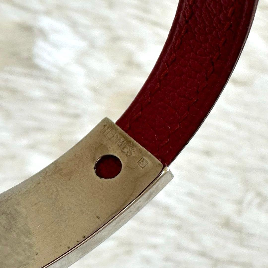 美品✨エルメス プスプス ブレスレット F バングル 刻印 ピンク 箱付