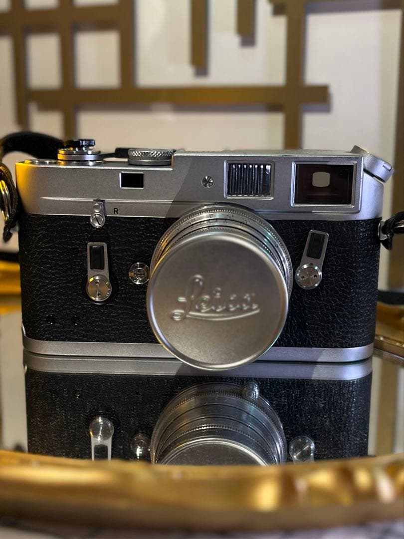 Leica M4 シルバー 121万番台 5cmレンズ Lマウントアダプター付