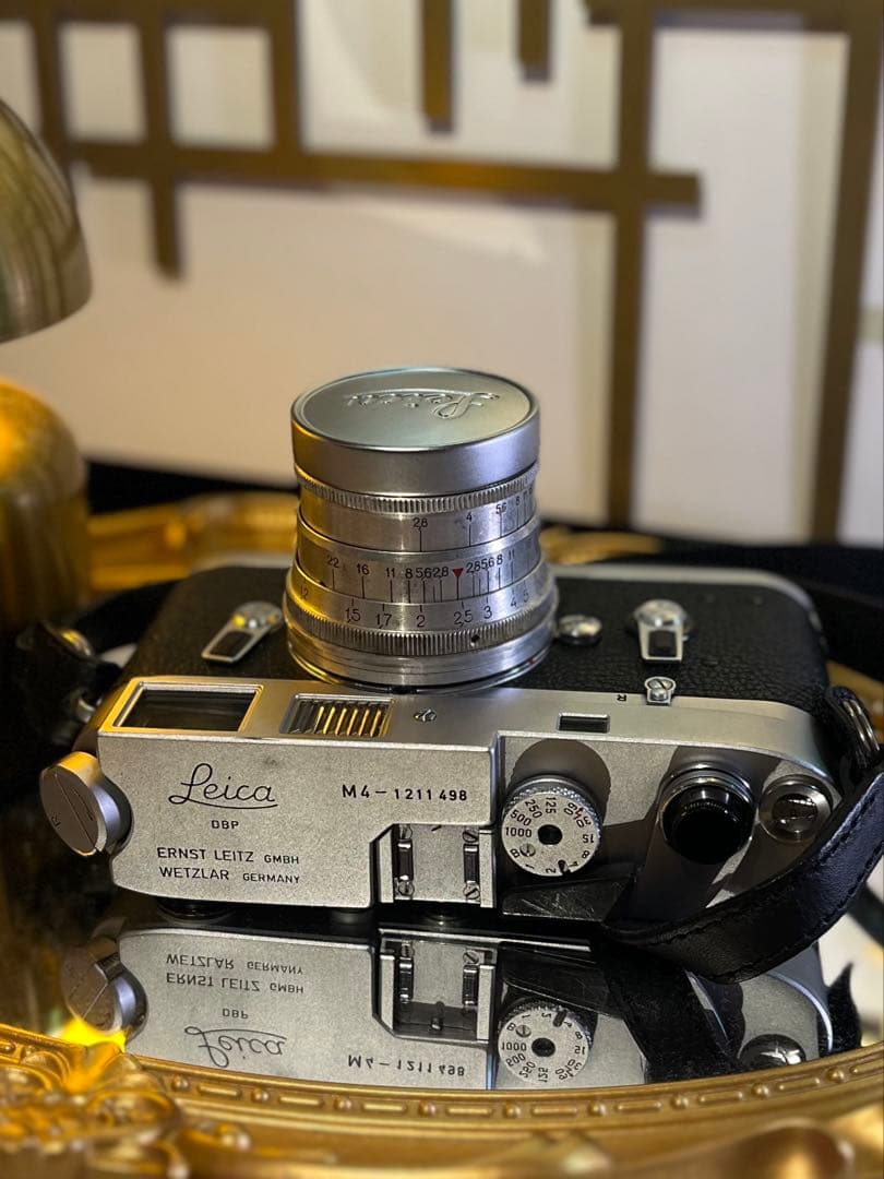 Leica M4 シルバー 121万番台 5cmレンズ Lマウントアダプター付