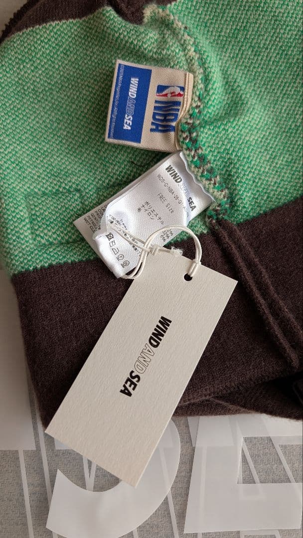 SALE！【新品・未使用】NBA × WIND AND SEA ビーニーニット帽