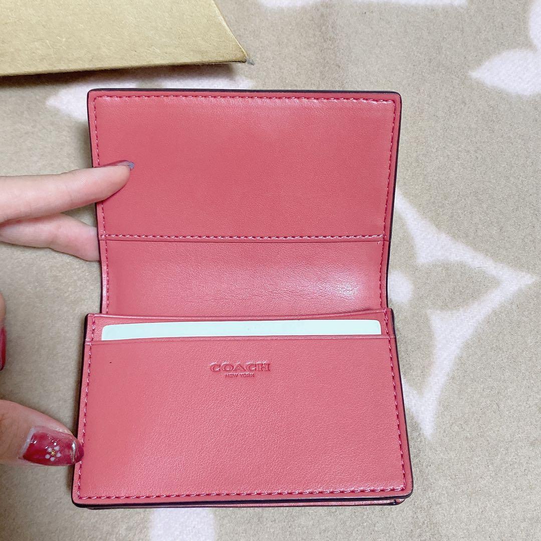 【コロン】 【新品未使用】COACH 名刺入れ ギフトラッピング済み