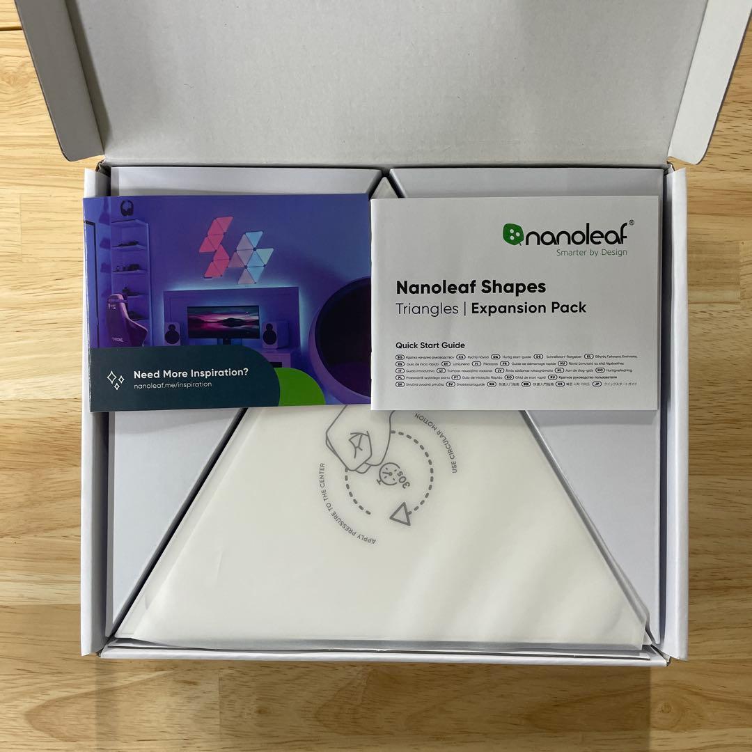 Nanoleaf Shapesミニトライアングルス拡張10枚 + 拡張3枚