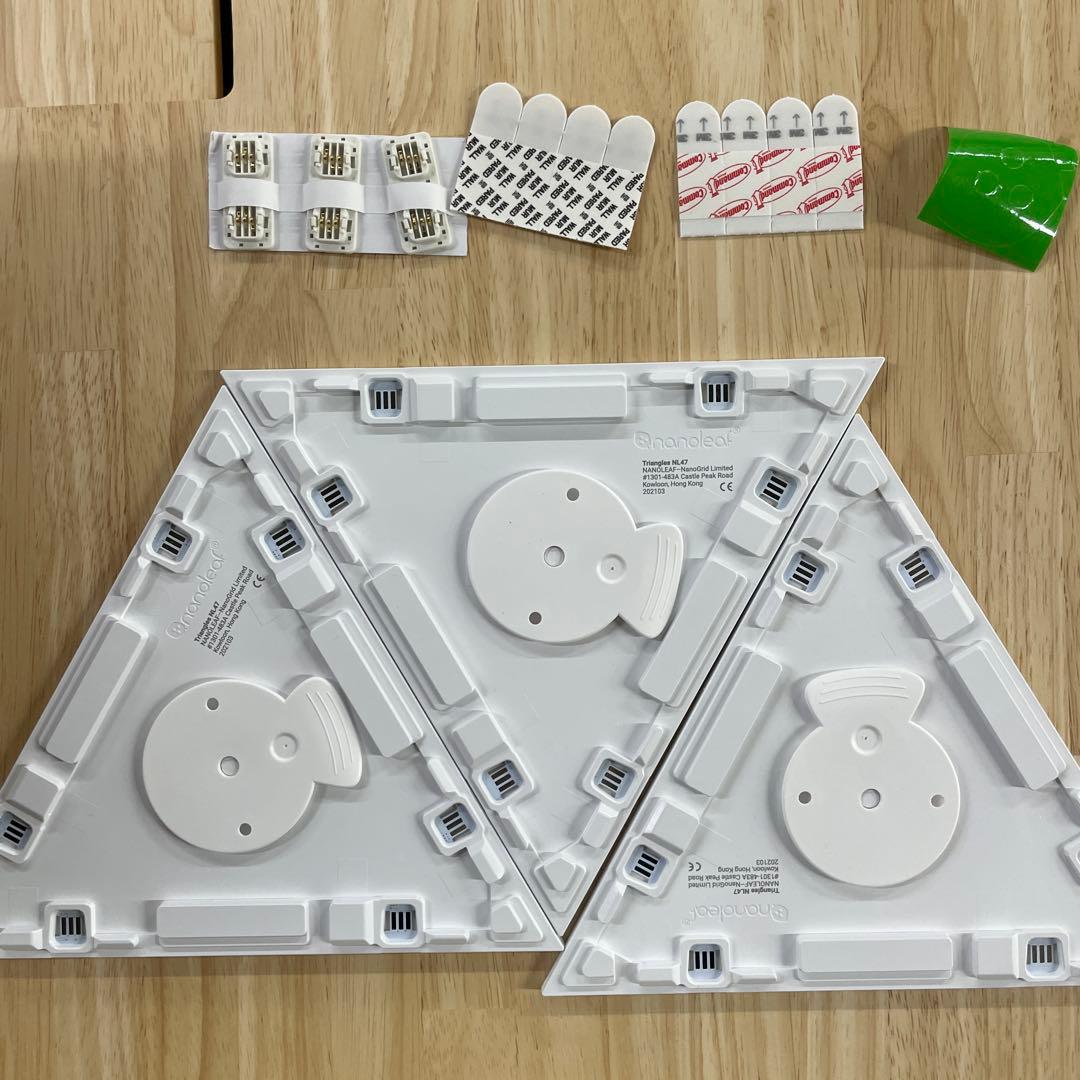 Nanoleaf Shapesミニトライアングルス拡張10枚 + 拡張3枚