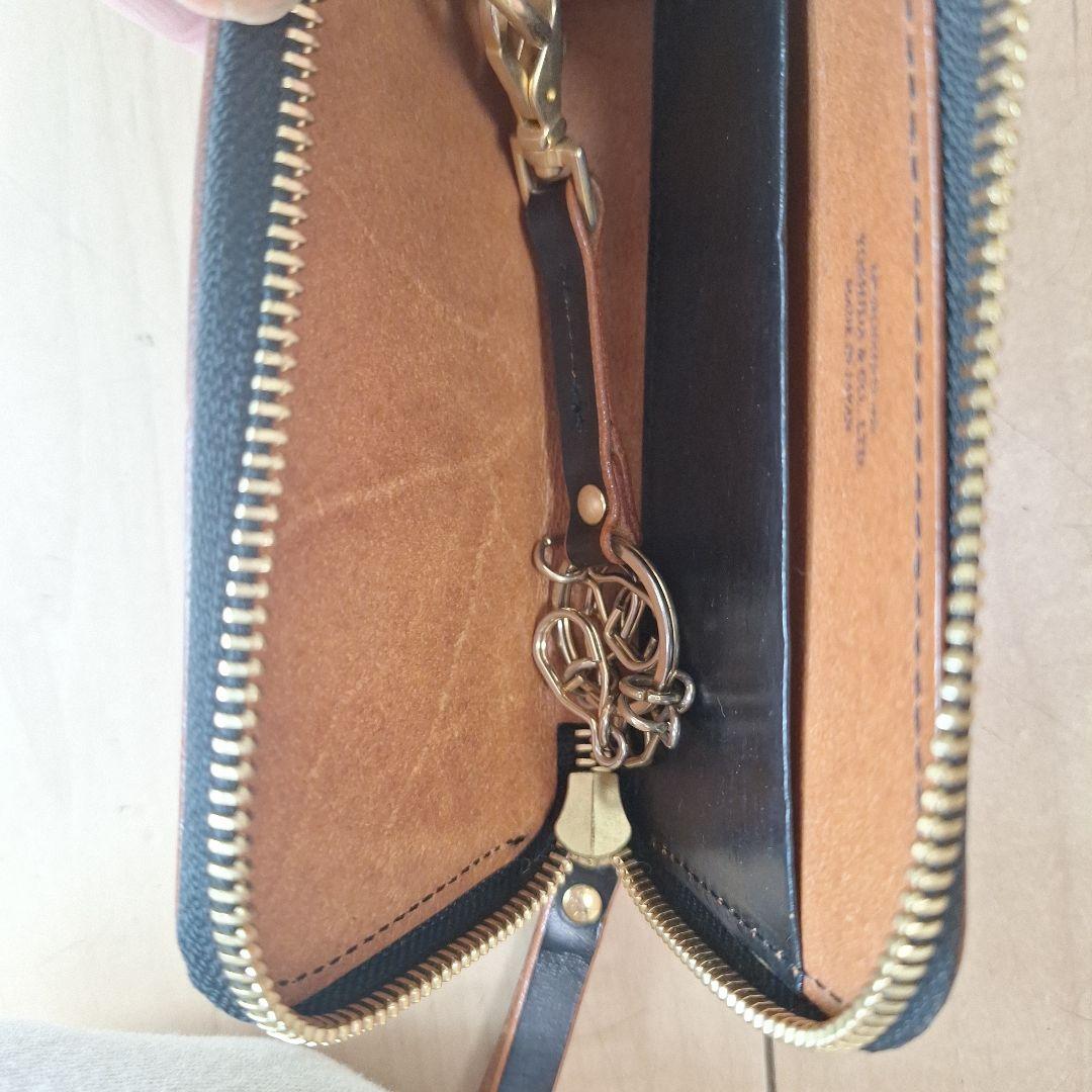 PORTER ブラックレザー　キーケース