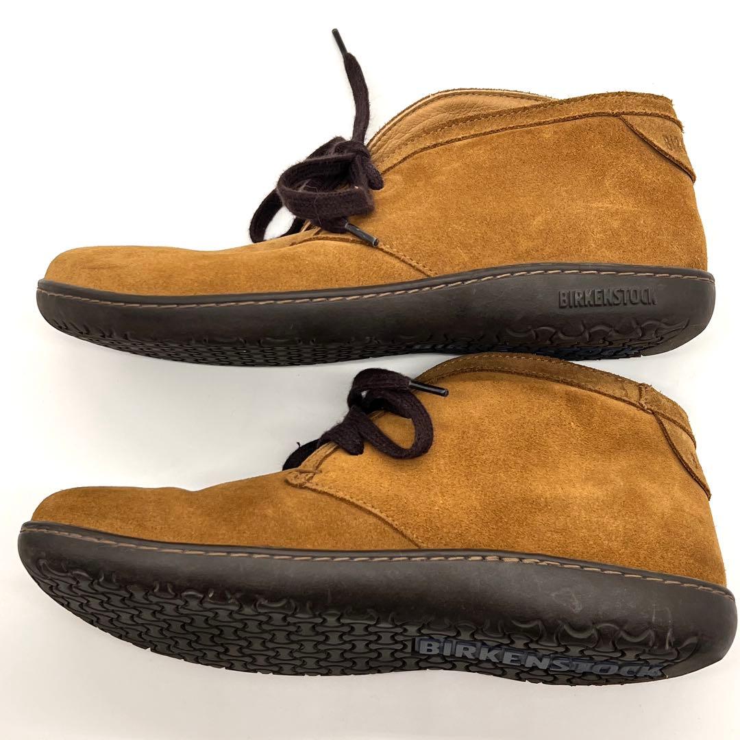【美品】ビルケンシュトック 38 24.5 スカルバ ミドル 本革 スエード