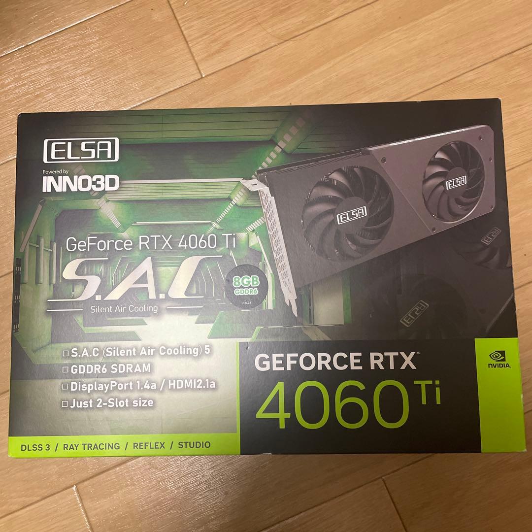 ELSA GeForce RTX 4060 Ti 8GB 値下げ中