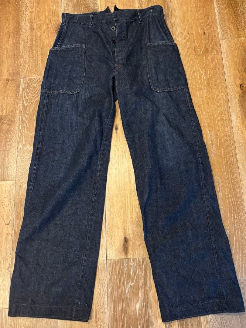 FREEWHEELERS 32インチ　US NAVY デニムパンツ