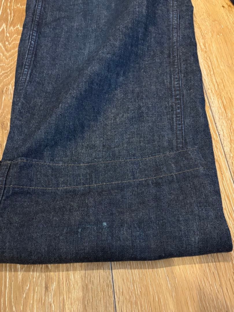 FREEWHEELERS 32インチ　US NAVY デニムパンツ