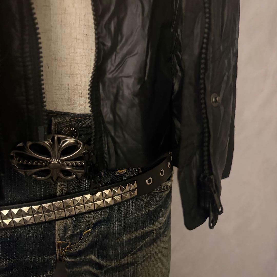 archive ファーダウン　ギミック　ダブルジップ　光沢　お兄系　パンクロック