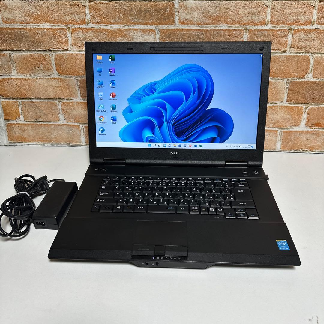 NECVersaproノートPC 高速起動SSD Windows11オフィス付き