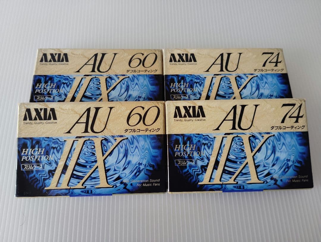 FUJI FILM AU-ⅡX 未開封カセットテープ