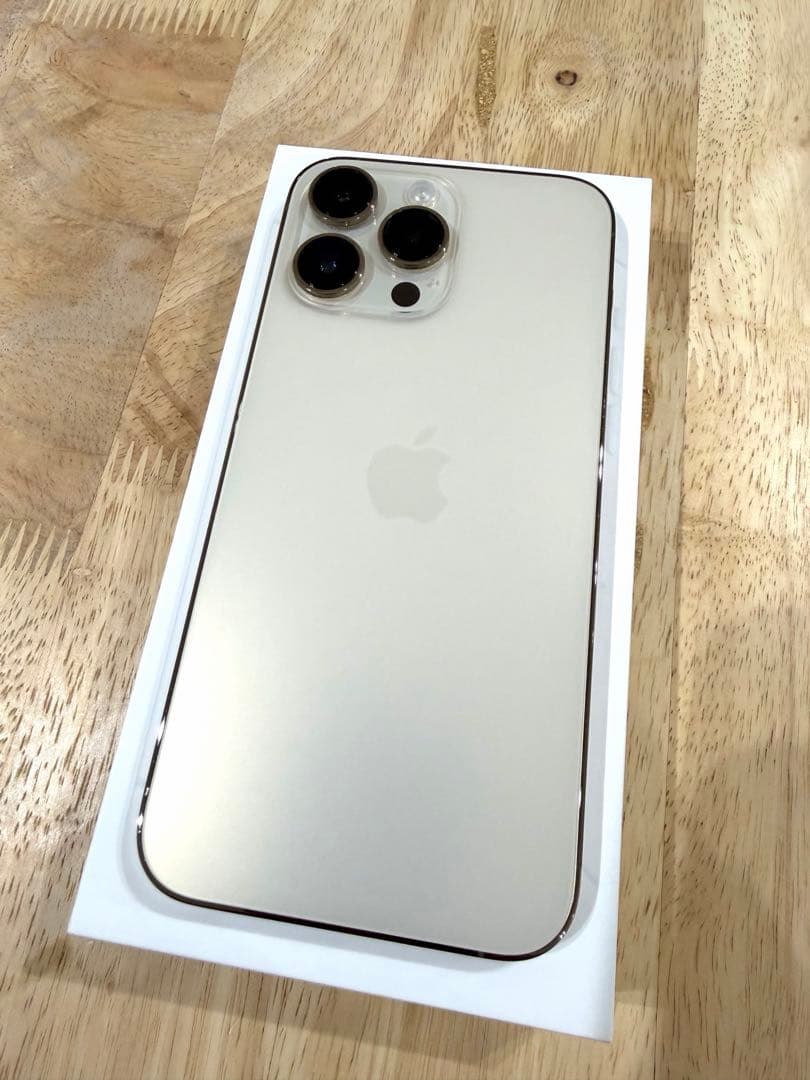 【美品】iPhone 14 ProMax ゴールド 512GB(SIMフリー）