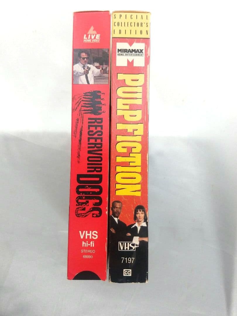 VHS 英語版 レザボアドッグス パルパフィクション VHS 2本セット
