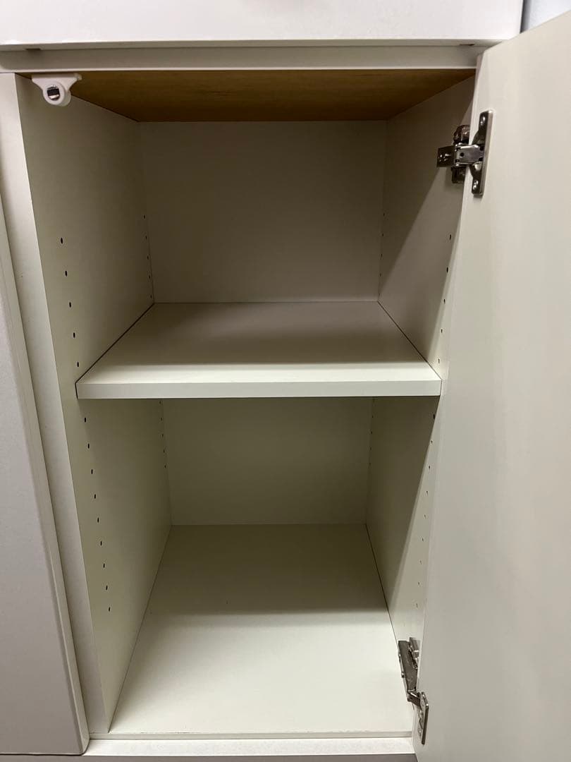 綾野製作所　キッチンボード　天板大理石調ホワイト