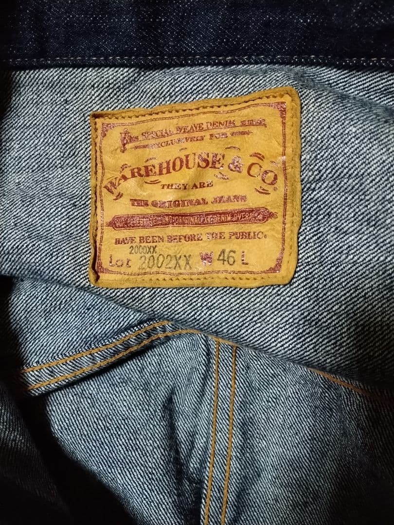 ほぼ未使用 ウエアハウス 2002XX 1953MODEL 46 DSB