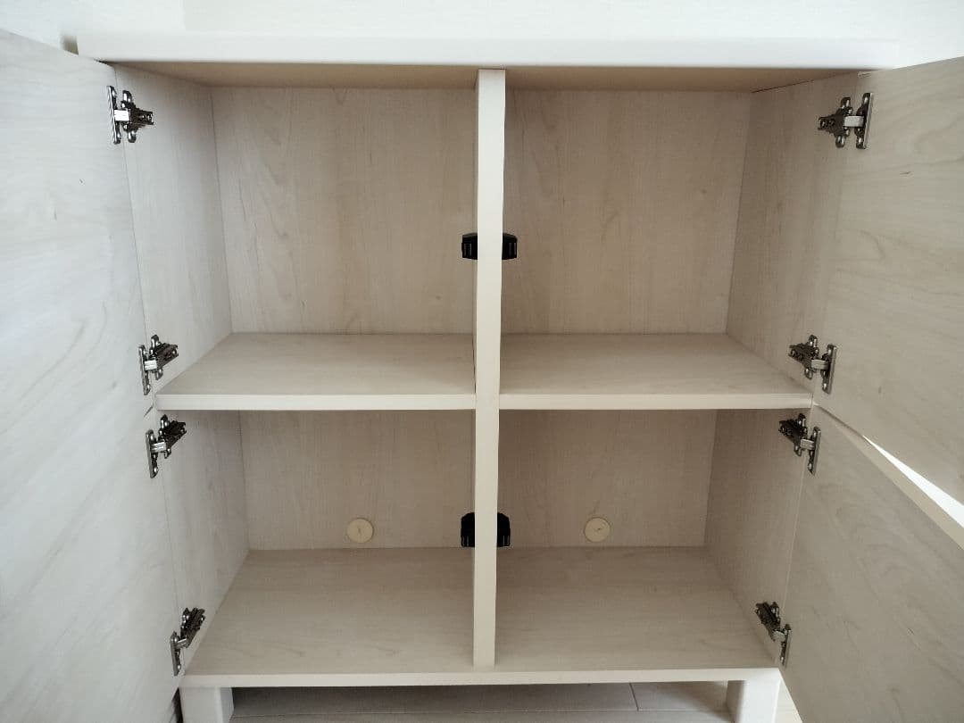 【専用】収納棚 プッシュ式扉付き 国産家具 マルチキャビネット