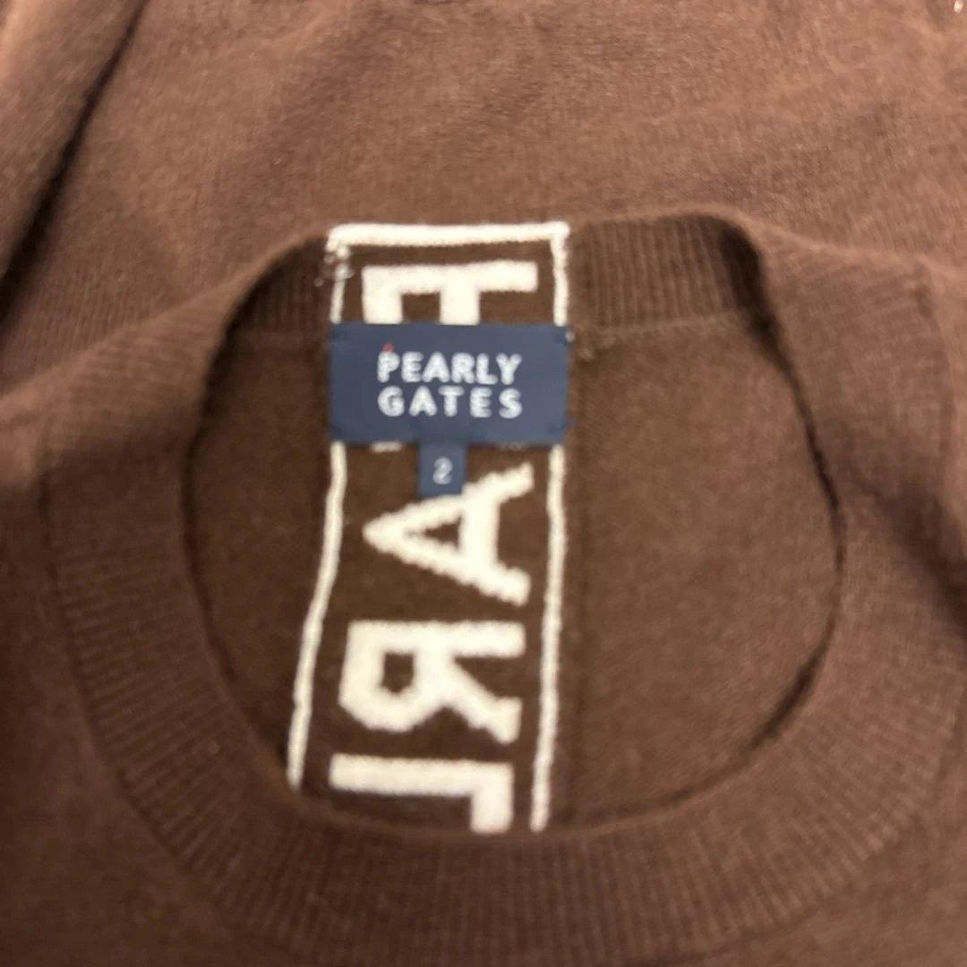 【PEARLY GATES】ブラウン セーター サイズ2