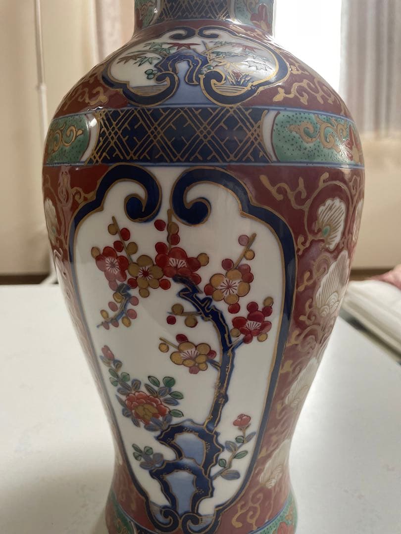 ［早い者勝ち］有田焼　古伊万里風絵付け　花瓶