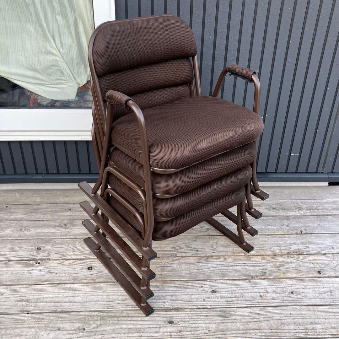 2セット らくらくお座敷チェア 2脚セット アームチェア