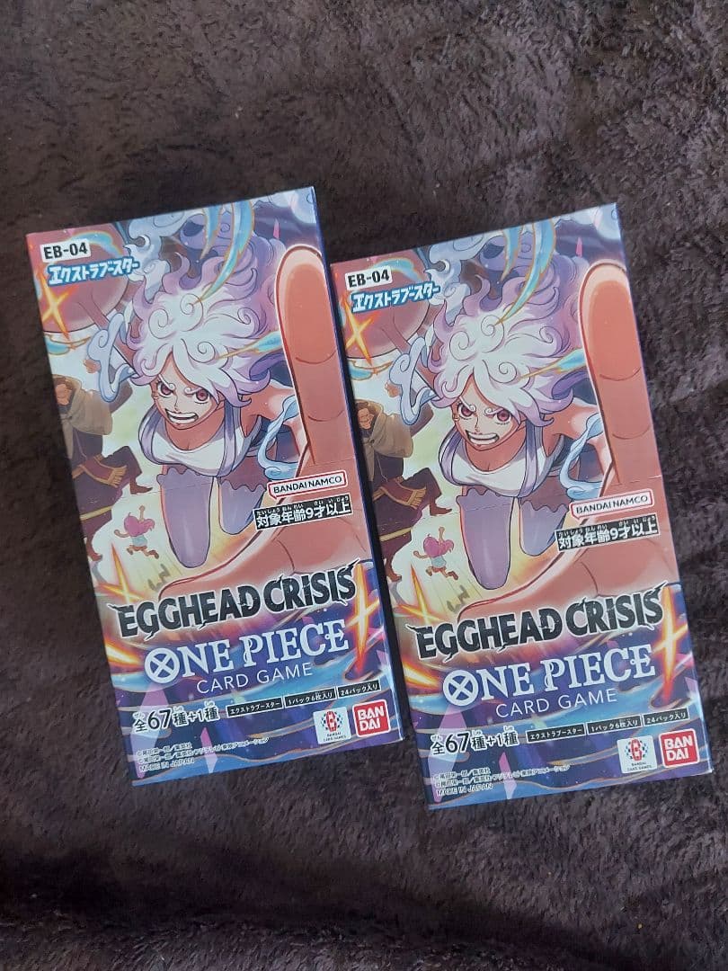 EGGHEAD CRISIS ONE PIECE カードゲーム 2箱　ワンピ